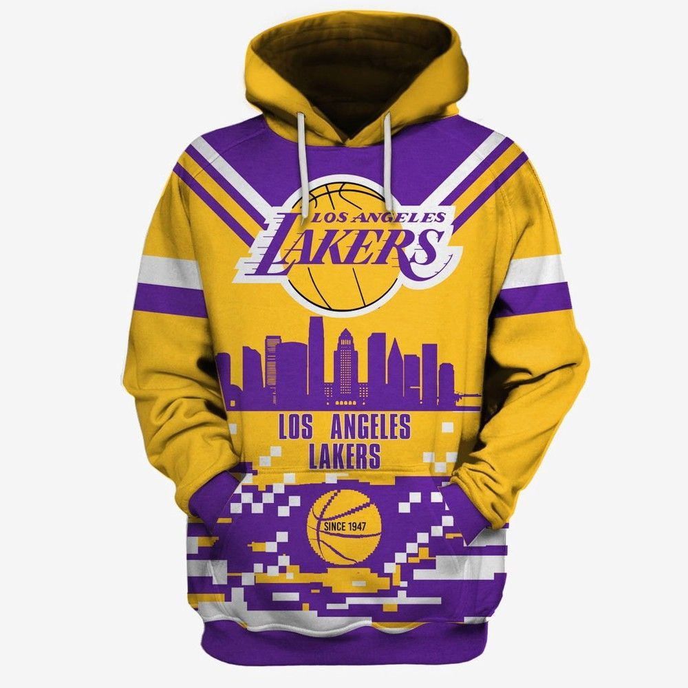 Los Angeles Lakers Nba 3D All Over Print Hoodie, Zip Hoodie
