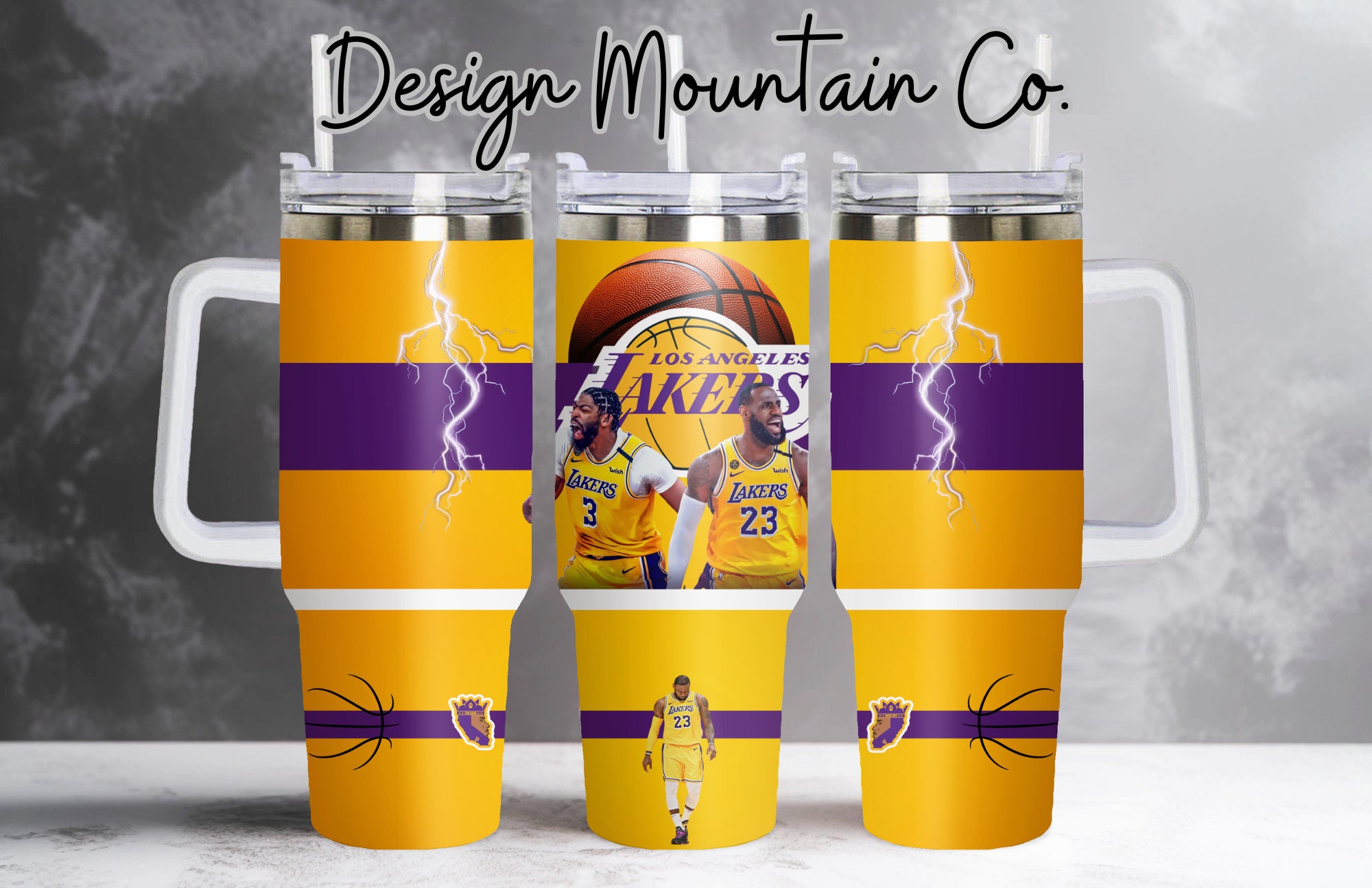 Los Angeles Lakers NBA Custom Stanley Cup 40 oz 30 oz Tumbler With HandleTVC2301913