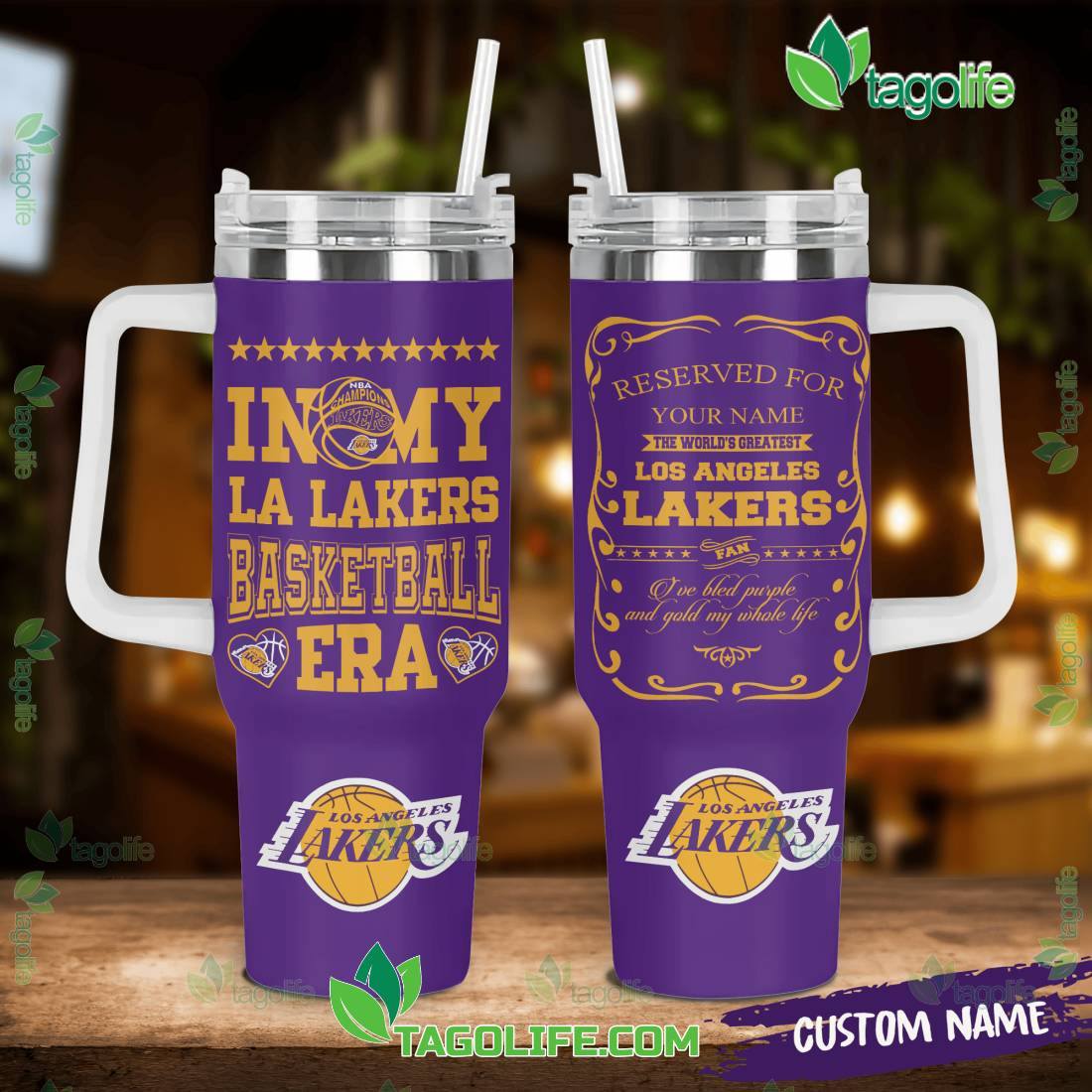 Los Angeles Lakers NBA Custom Stanley Cup 40 oz 30 oz Tumbler With HandleTVC2301984