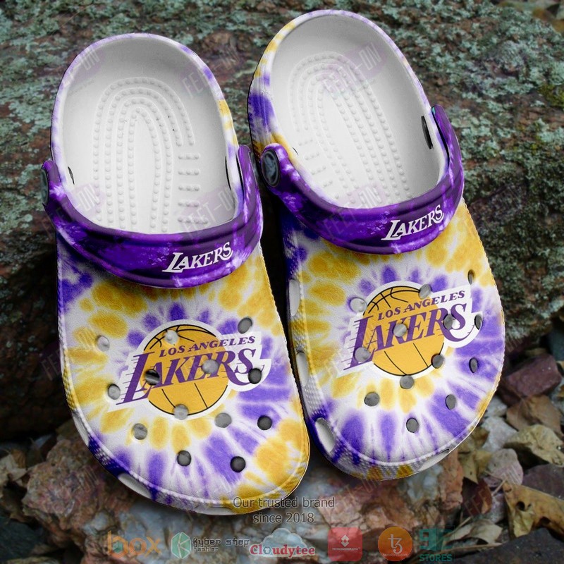 Los Angeles Lakers NBA Sport Crocs Crocband Clogs Shoes Comfortable For Men Women and Kids