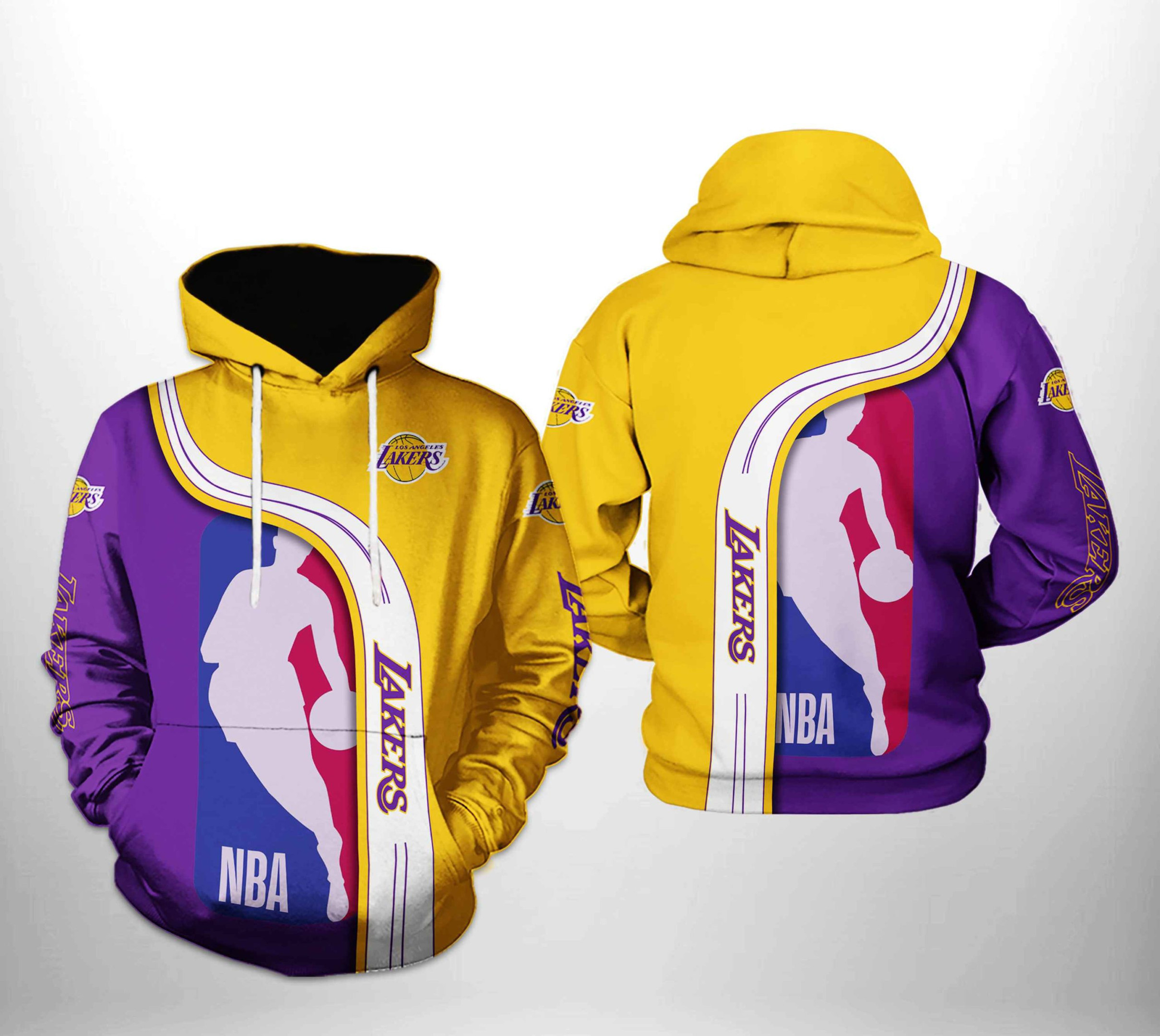 Los Angeles Lakers NBA Team 3D All Over Print Hoodie, Zip Hoodie