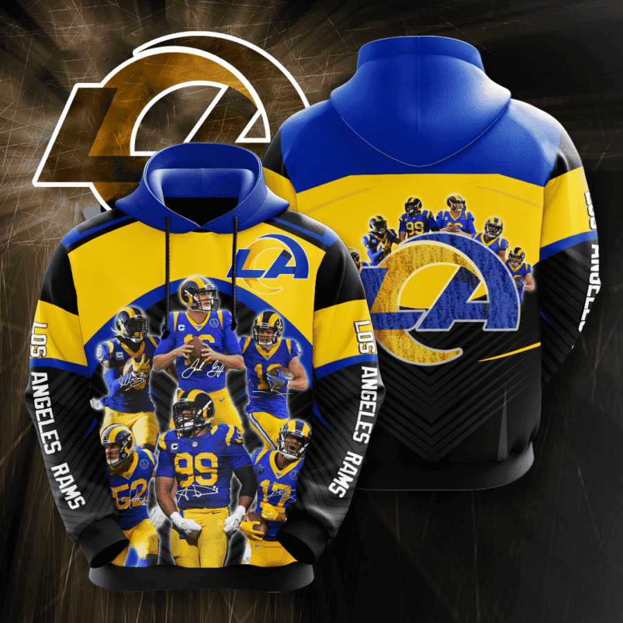 Los Angeles Rams 3D All Over Print Hoodie, Zip Hoodie