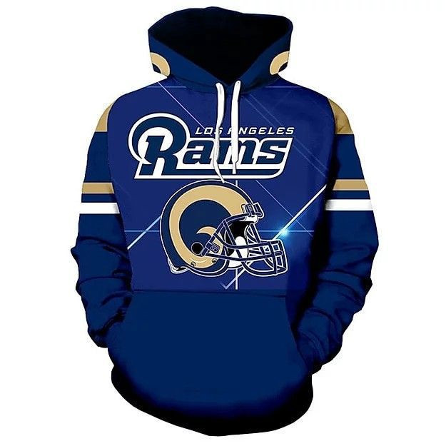 LOS ANGELES RAMS 3D All Over Print Hoodie, Zip Hoodie