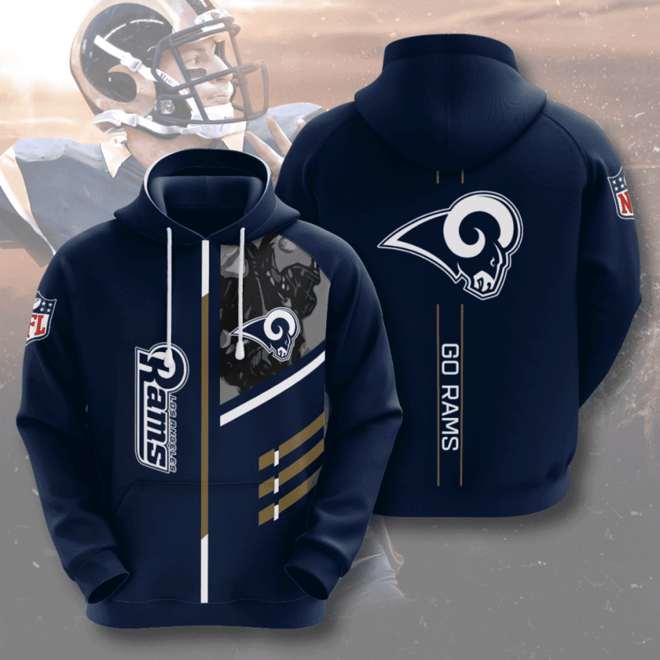 Los Angeles Rams American Football 3D All Over Print Hoodie, Zip Hoodie