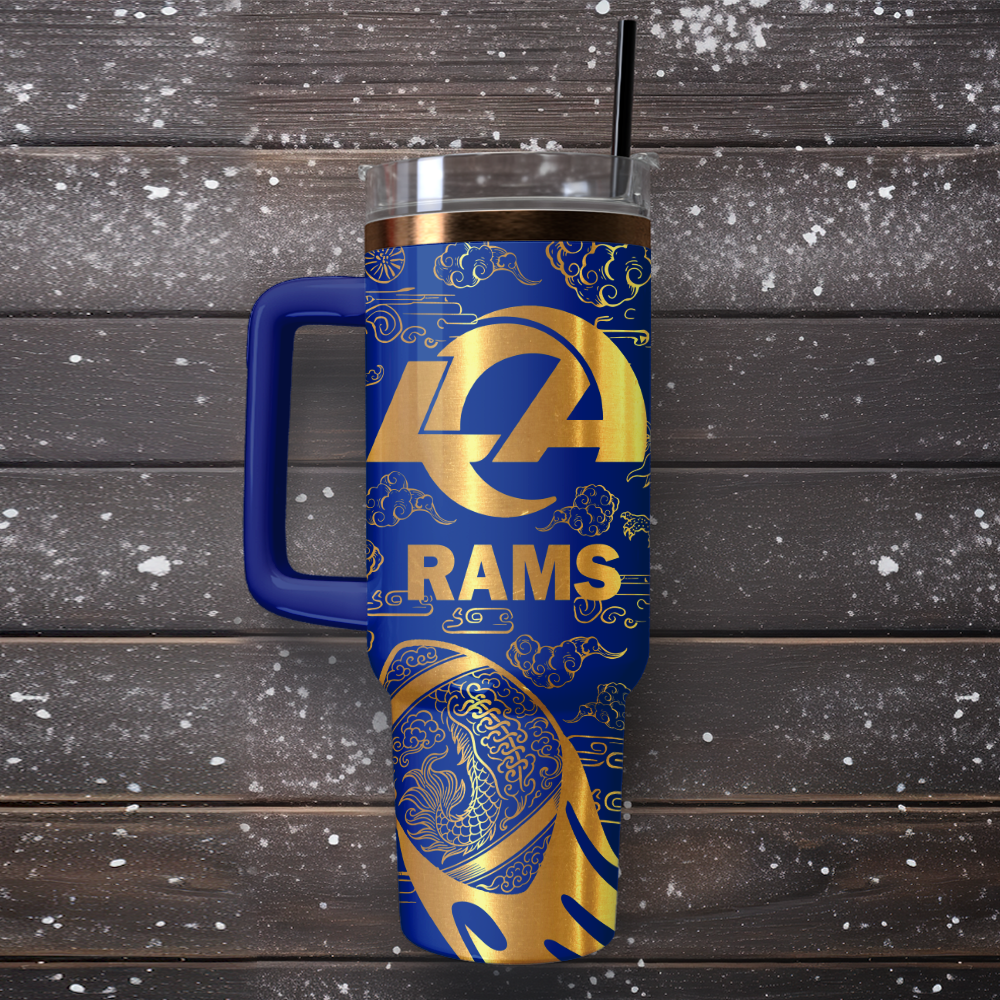Los Angeles Rams Custom Stanley Cup 40 oz 30 oz Tumbler With HandleTVC2301108 - Image 3