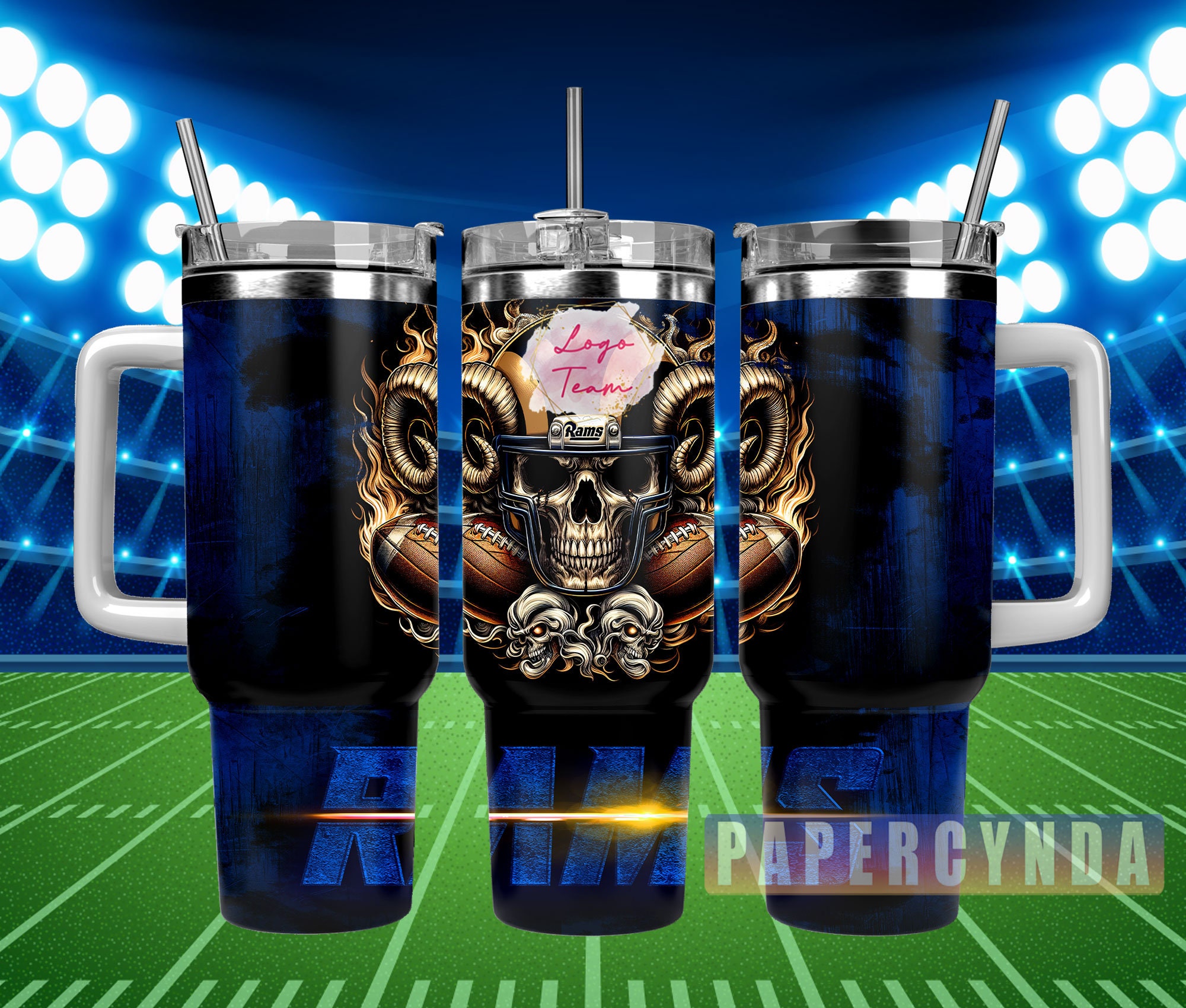 Los Angeles Rams Custom Stanley Cup 40 oz 30 oz Tumbler With HandleTVC2301841