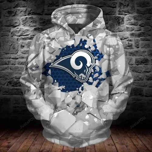 Los Angeles Rams Football 3D All Over Print Hoodie, Zip Hoodie