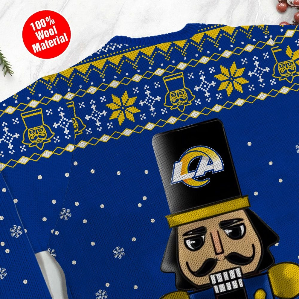 Los Angeles Rams I Am Not A Player I Just Crush Alot Ugly Christmas Sweater Adult 3D Funny Matching for family - Image 5
