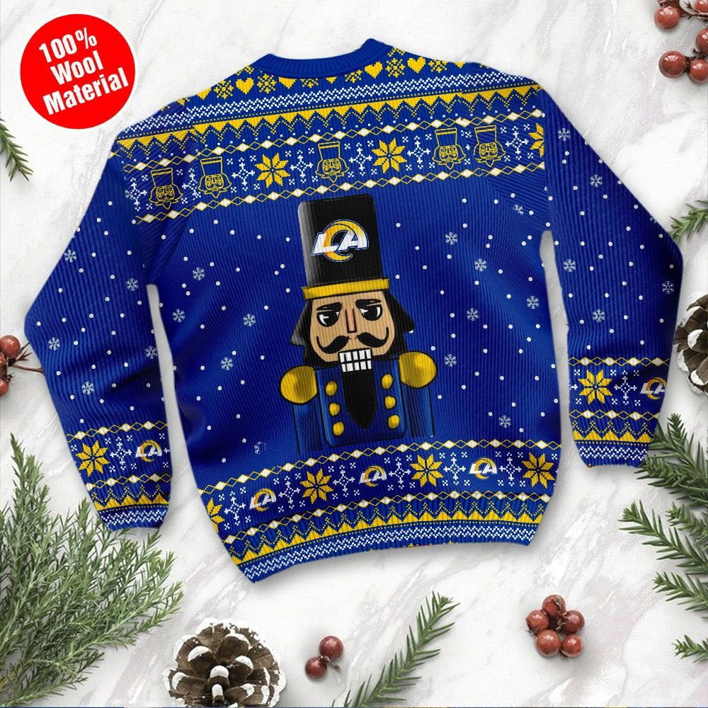 Los Angeles Rams I Am Not A Player I Just Crush Alot Ugly Christmas Sweater Adult 3D Funny Matching for family - Image 3