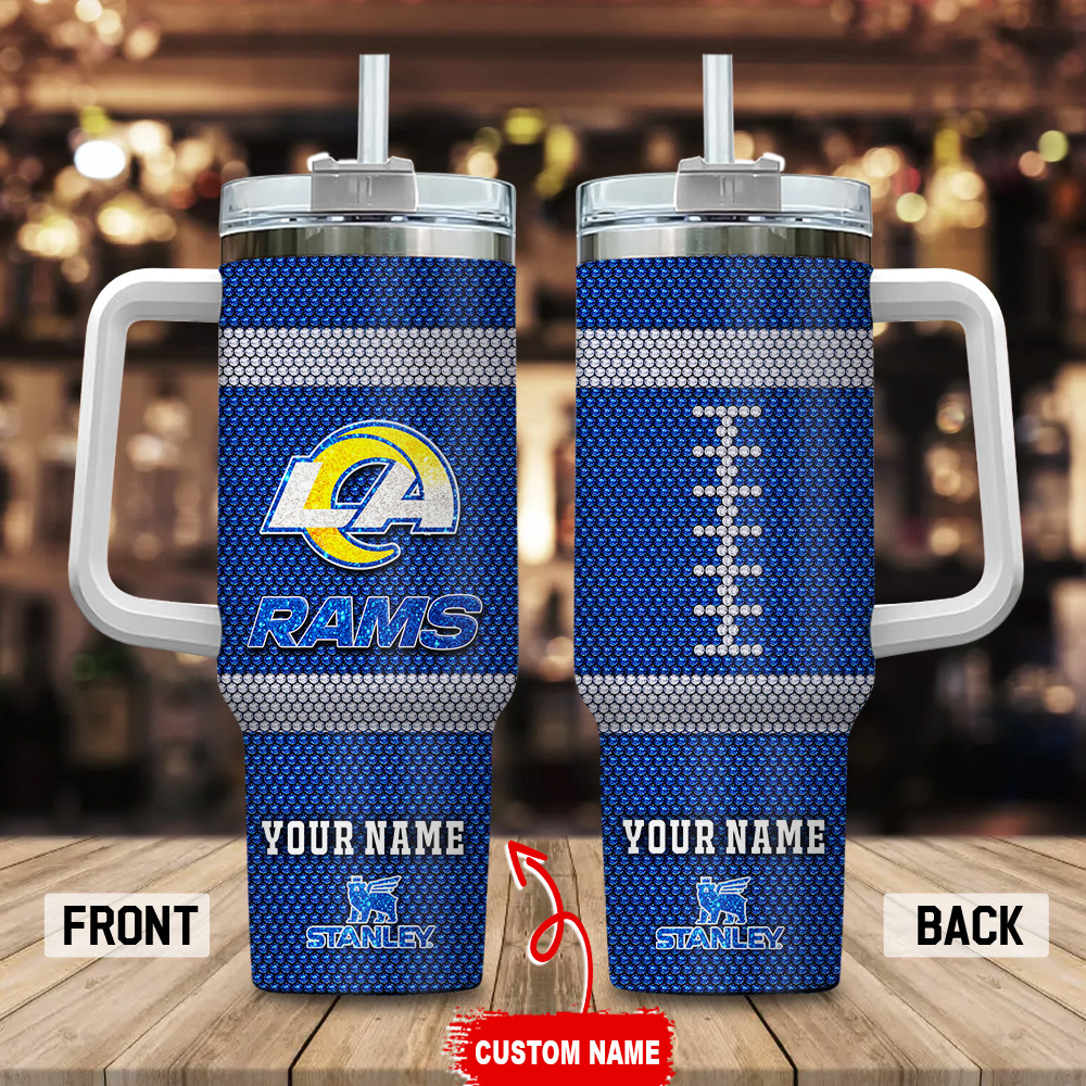 Los Angeles Rams NFL Crystal Custom Stanley Cup 40 oz 30 oz Tumbler With HandleTVC230170