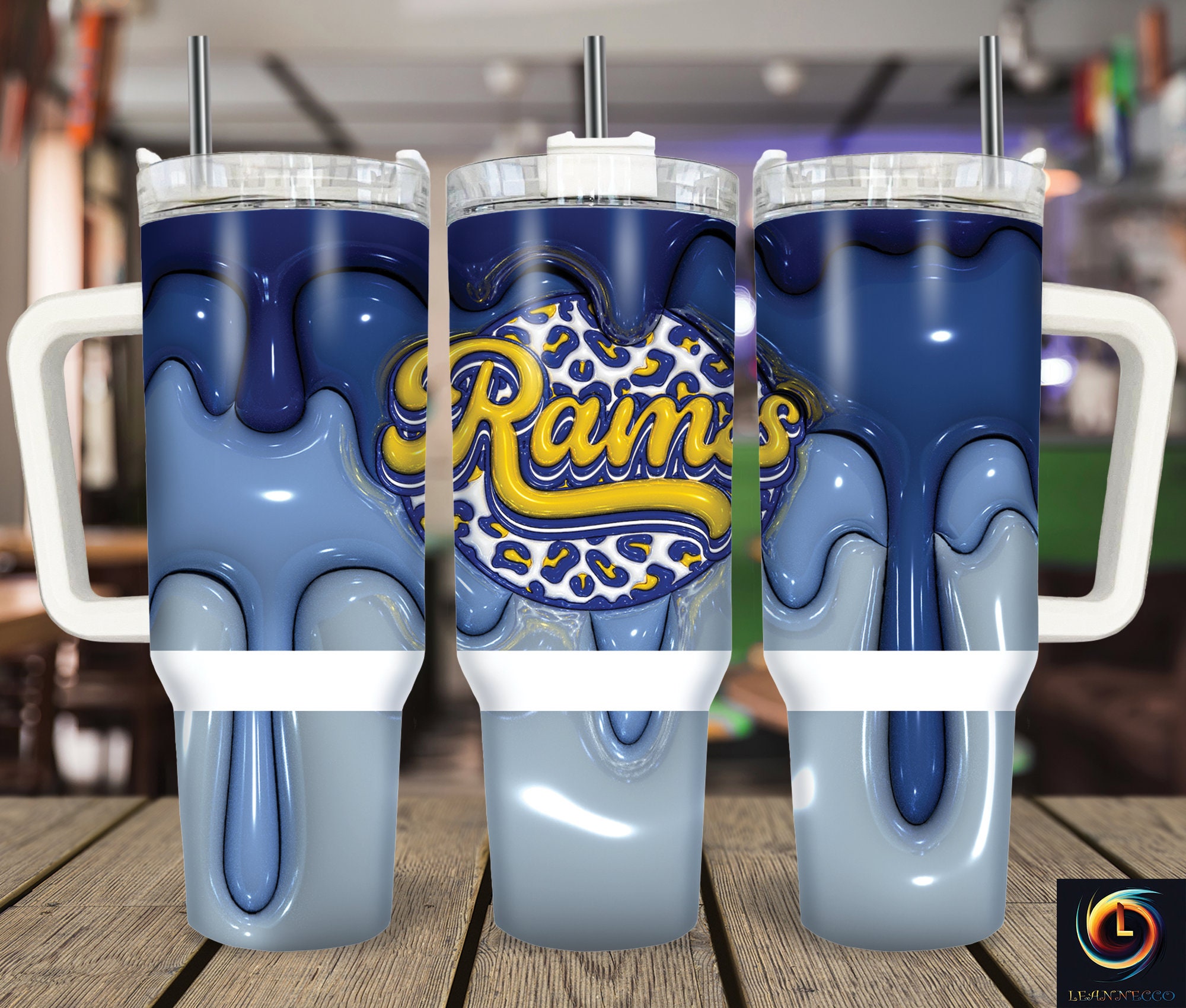 Los Angeles Rams NFL Custom Stanley Cup 40 oz 30 oz Tumbler With HandleTVC230101