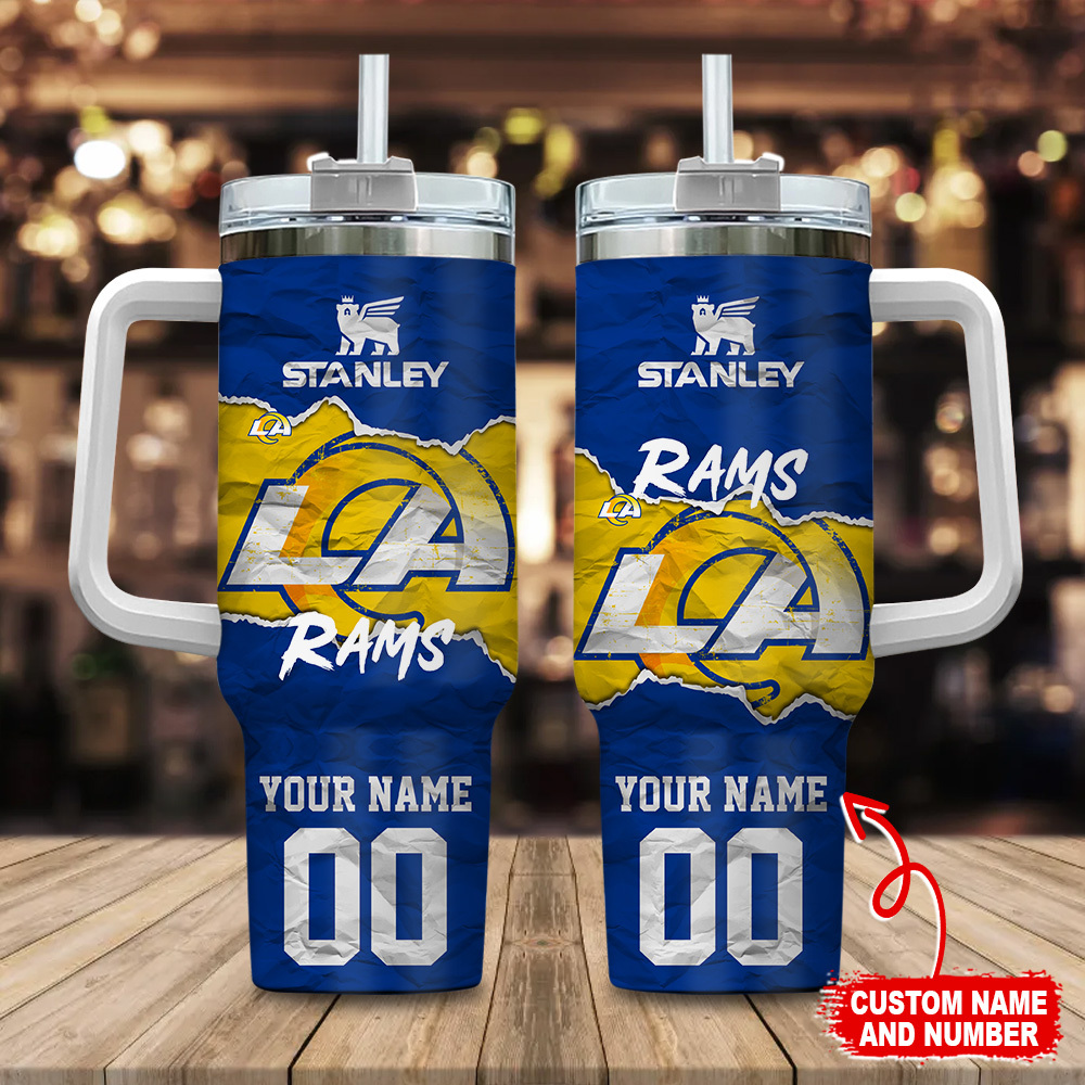 Los Angeles Rams NFL Custom Stanley Cup 40 oz 30 oz Tumbler With HandleTVC230141