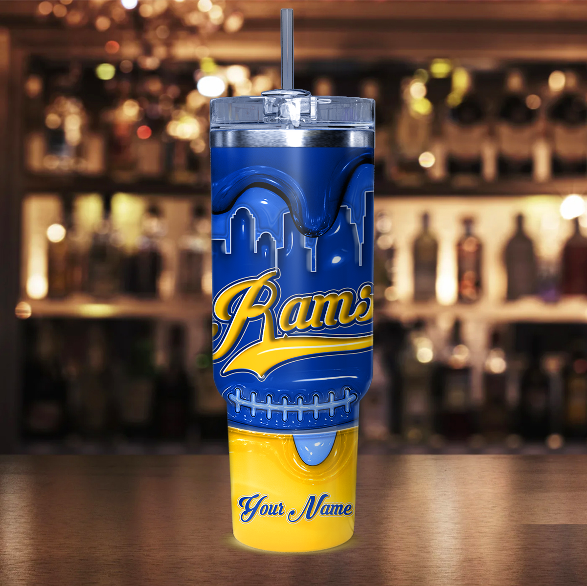 Los Angeles Rams NFL Custom Stanley Cup 40 oz 30 oz Tumbler With HandleTVC230151 - Image 2