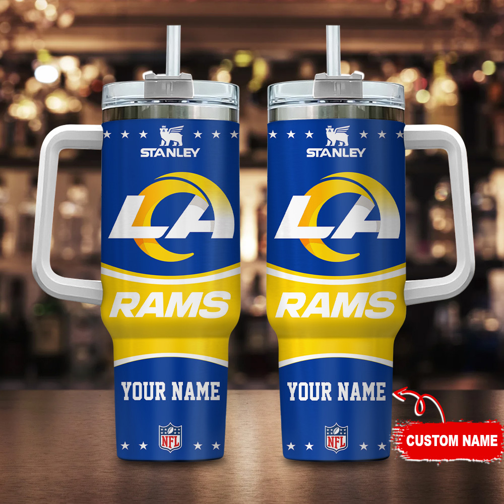 Los Angeles Rams NFL Custom Stanley Cup 40 oz 30 oz Tumbler With HandleTVC230172