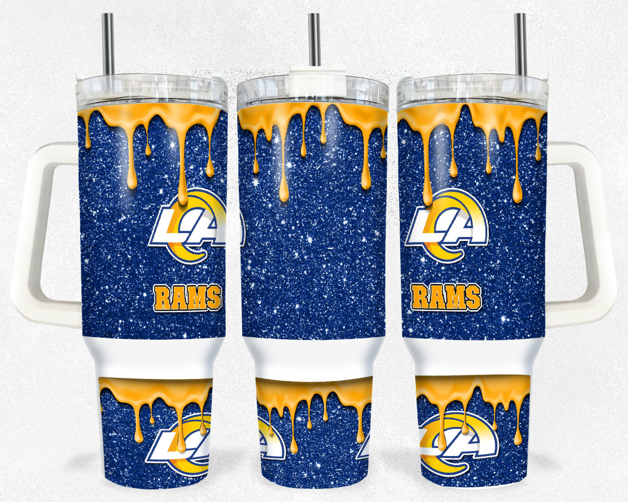 Los Angeles Rams NFL Custom Stanley Cup 40 oz 30 oz Tumbler With HandleTVC230190