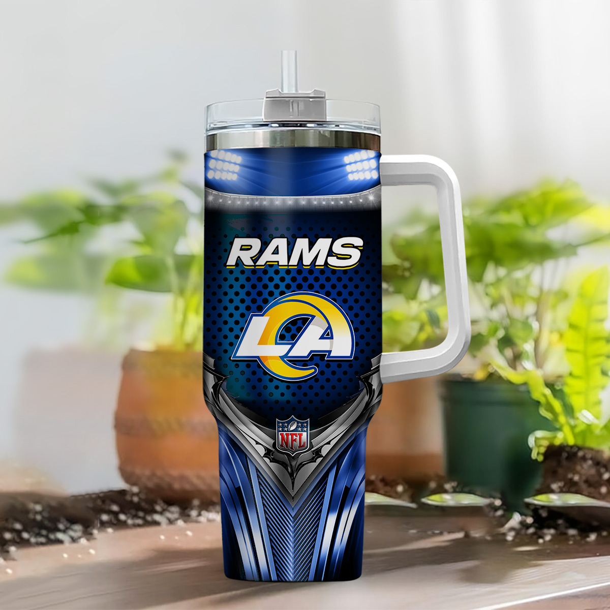 Los Angeles Rams NFL Nutrition Facts Custom Stanley Cup 40 oz 30 oz Tumbler With HandleTVC230194 - Image 2