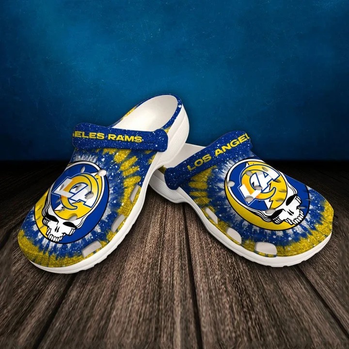Los Angeles Rams NFL Sport Crocs Crocband Clogs Shoes Comfortable For Men Women and Kids