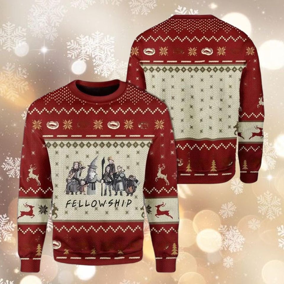 LOTR The Fellowship Of The Ring Ugly Christmas Sweater
