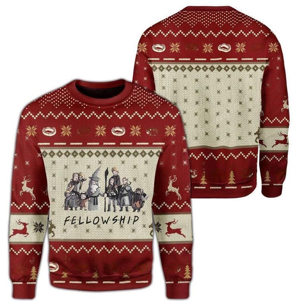 LOTR The Fellowship Of The Ring Ugly Christmas Sweater