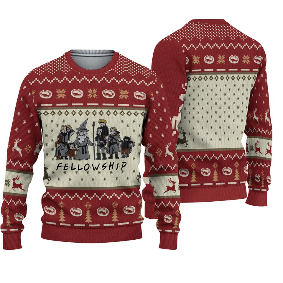 LOTR Ugly Christmas Sweater