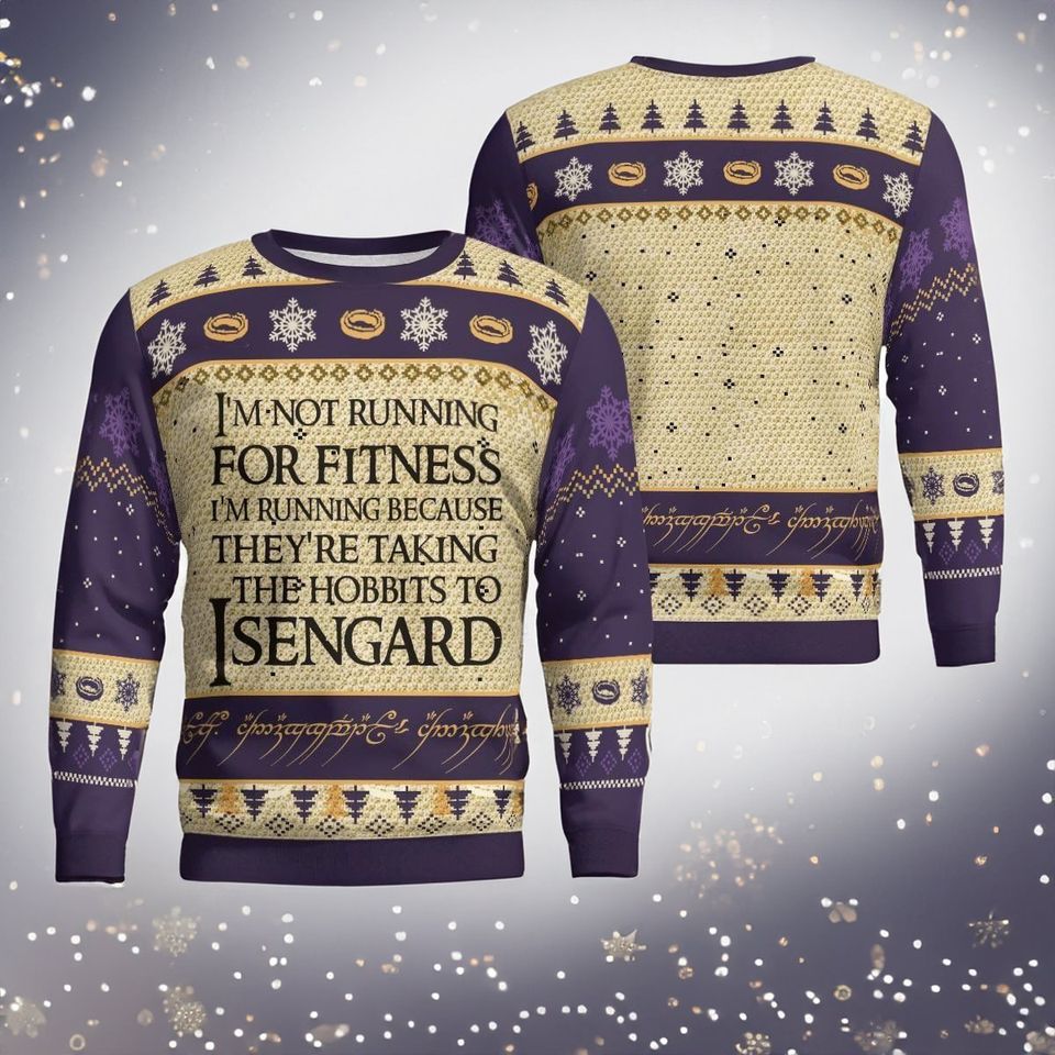 LOTR Ugly Christmas Sweaters, Christmas Holiday Sweaters