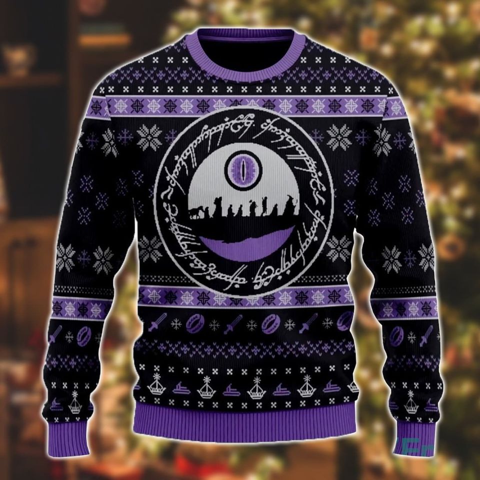LOTR Ugly Sweater, Lord of the Ring Christmas Sweater