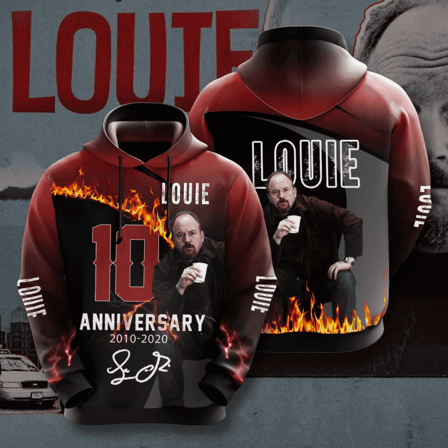 Louie 3D All Over Print Hoodie, Zip Hoodie