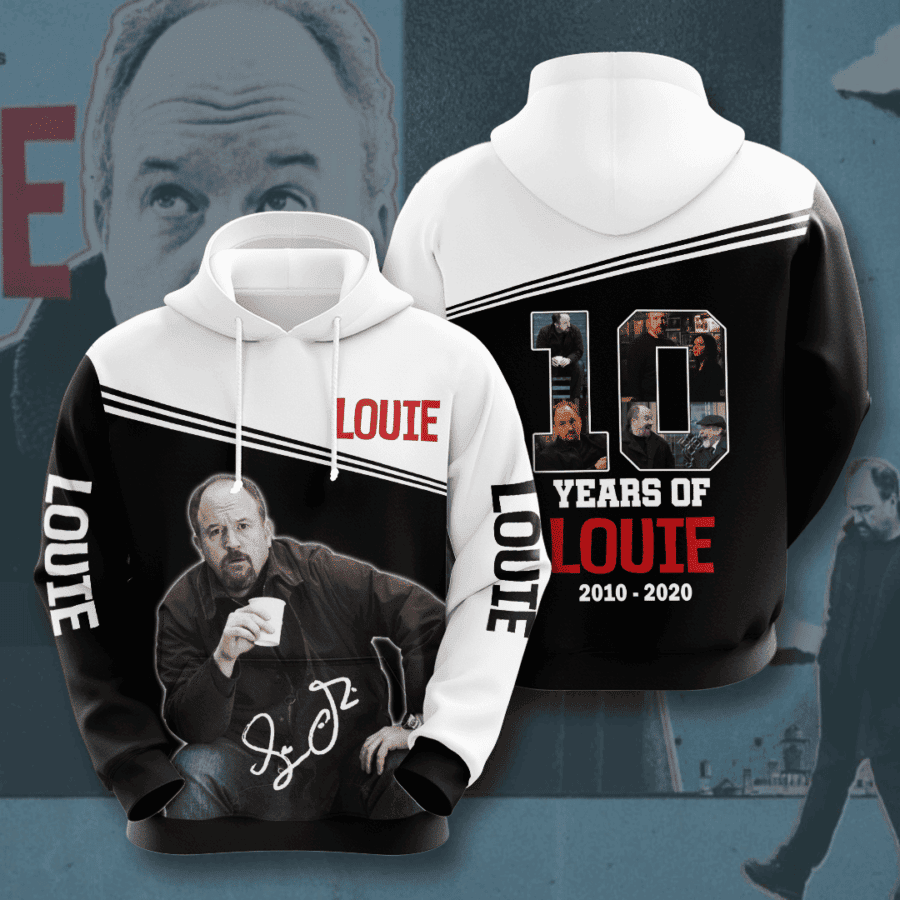 Louie 3D All Over Print Hoodie, Zip Hoodie