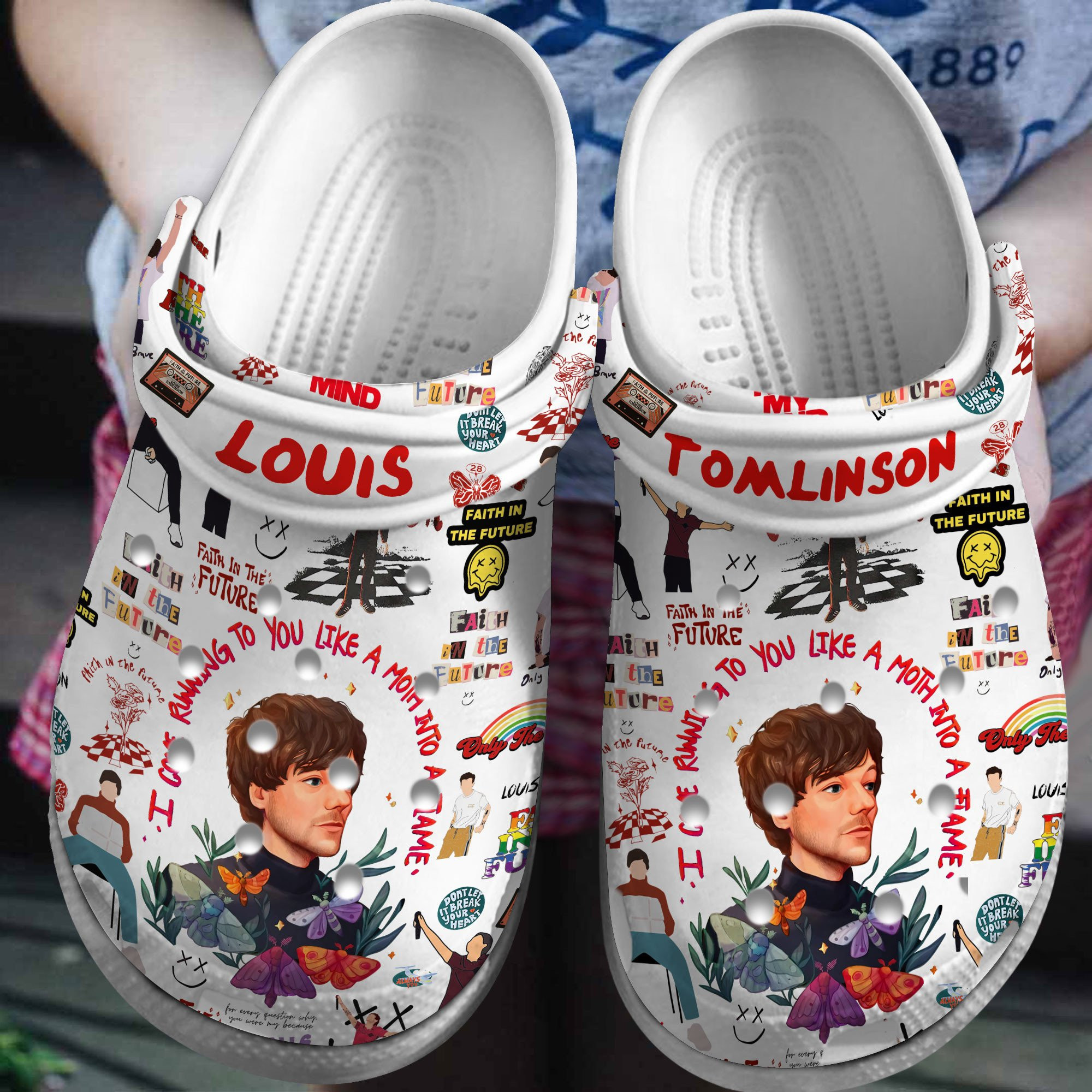 Louis Tomlinson Music Crocs Crocband Clogs Shoes Comfortable For Men Women and Kids