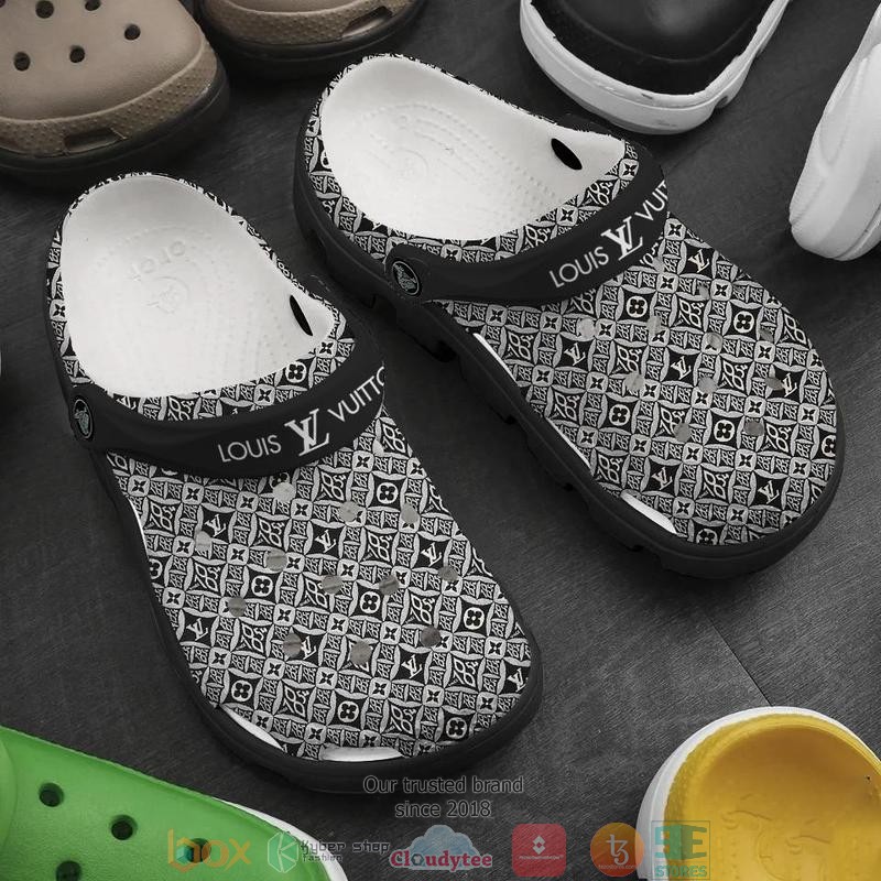 Louis Vuitton Brand Crocs Crocband Clogs Shoes Comfortable For Men Women and Kids
