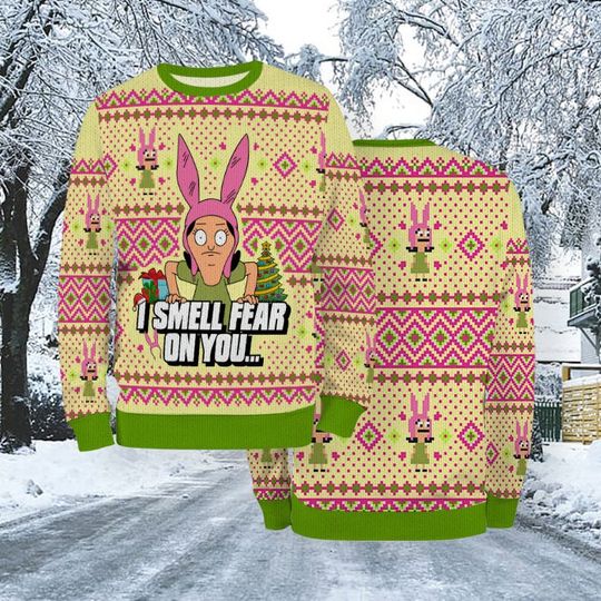Louise Belcher Christmas Sweaters Winter Autumn Xmas Holiday Gift Burgers Movie Sweatshirt - Image 7