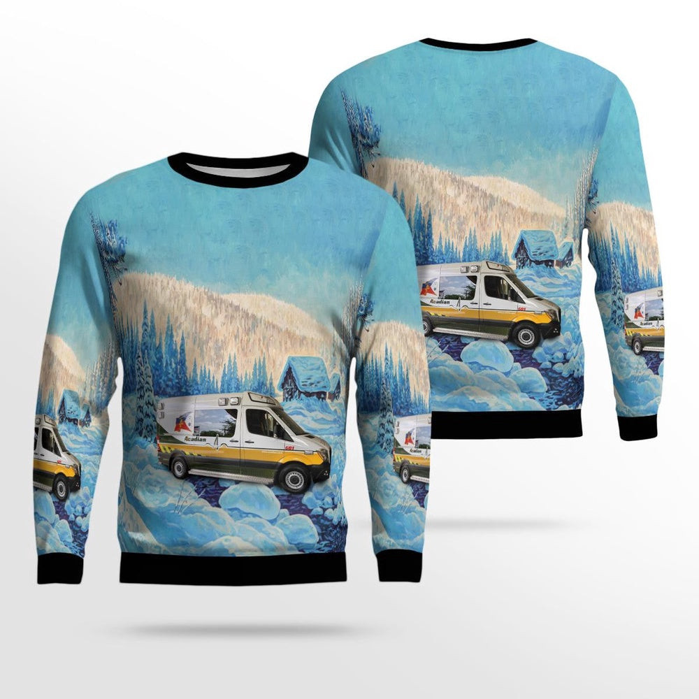 Louisiana Acadian Ambulance Ugly Sweater Christmas Unisex Sweaters Gift For Christmas
