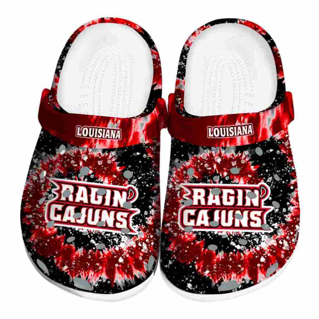 Louisiana Raginâ€™ Cajuns Radiant Burst Effect ClogTVC1801836