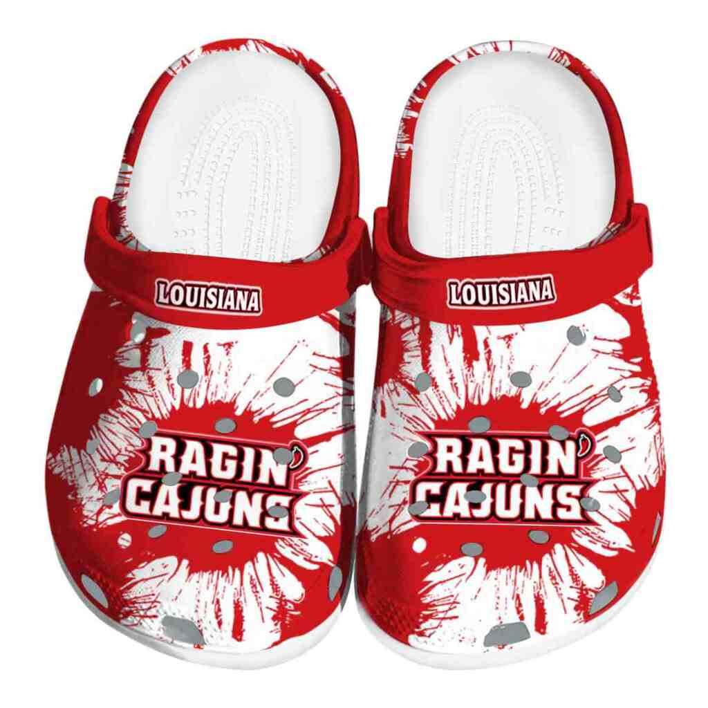 Louisiana Ragin’ Cajuns Splatter Graphics ClogTVC1801832