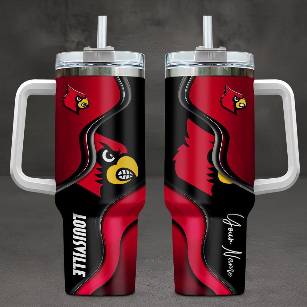 Louisville Cardinals NCAA Custom Stanley Cup 40 oz 30 oz Tumbler With HandleTVC2301105