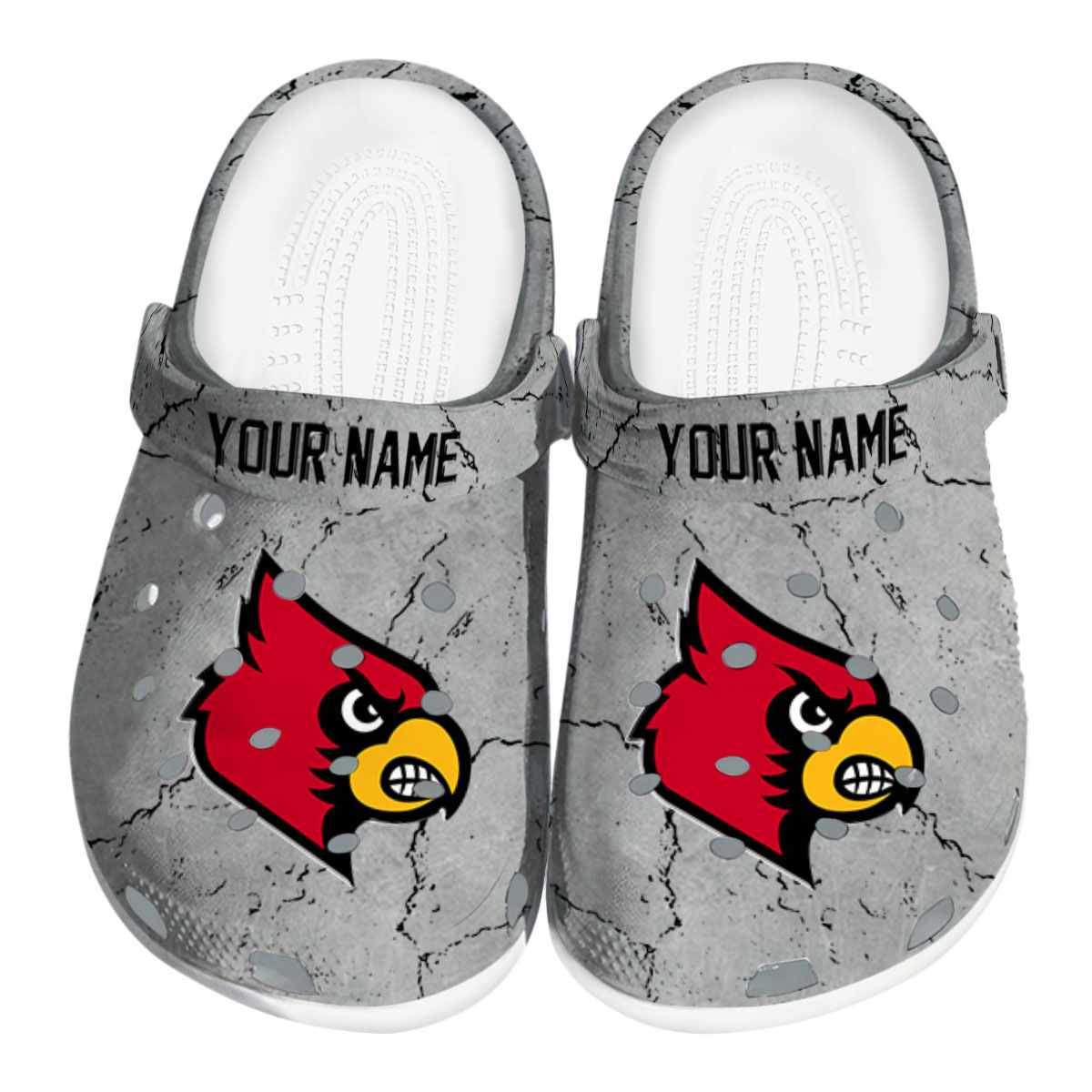Louisville Cardinals NCAA Sport Crocs Crocband Clogs Shoes Comfortable For Men Women and Kids