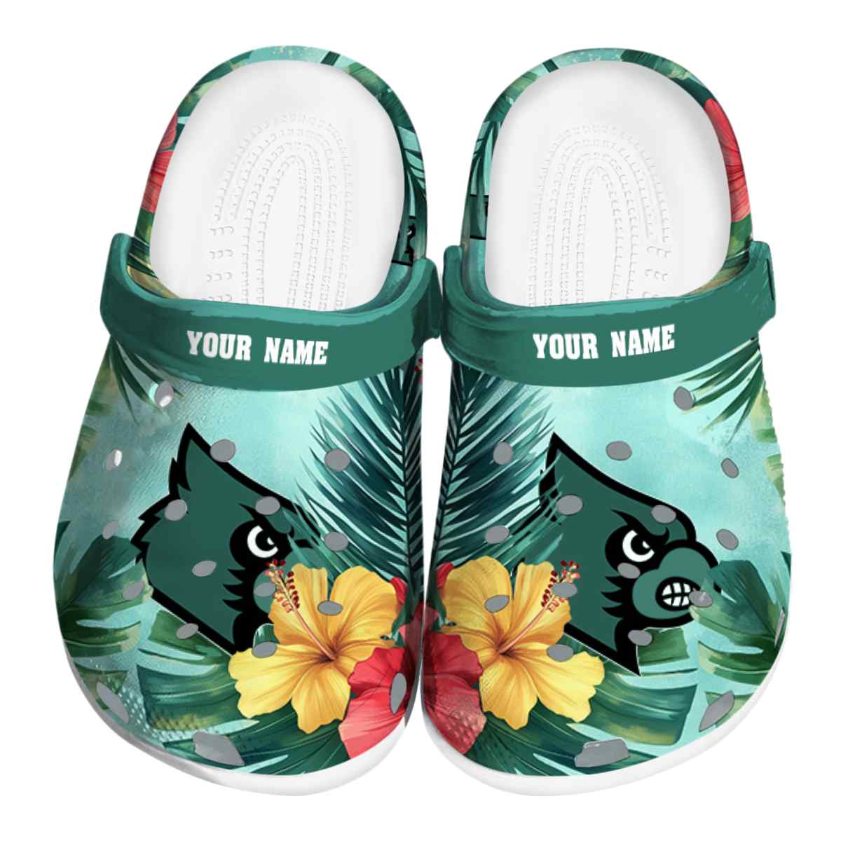 Louisville Cardinals NCAA Sport Crocs Crocband Clogs Shoes Comfortable For Men Women and Kids