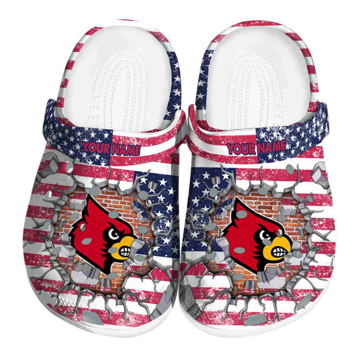 Louisville Cardinals NCAA Sport Crocs Crocband Clogs Shoes Comfortable For Men Women and Kids