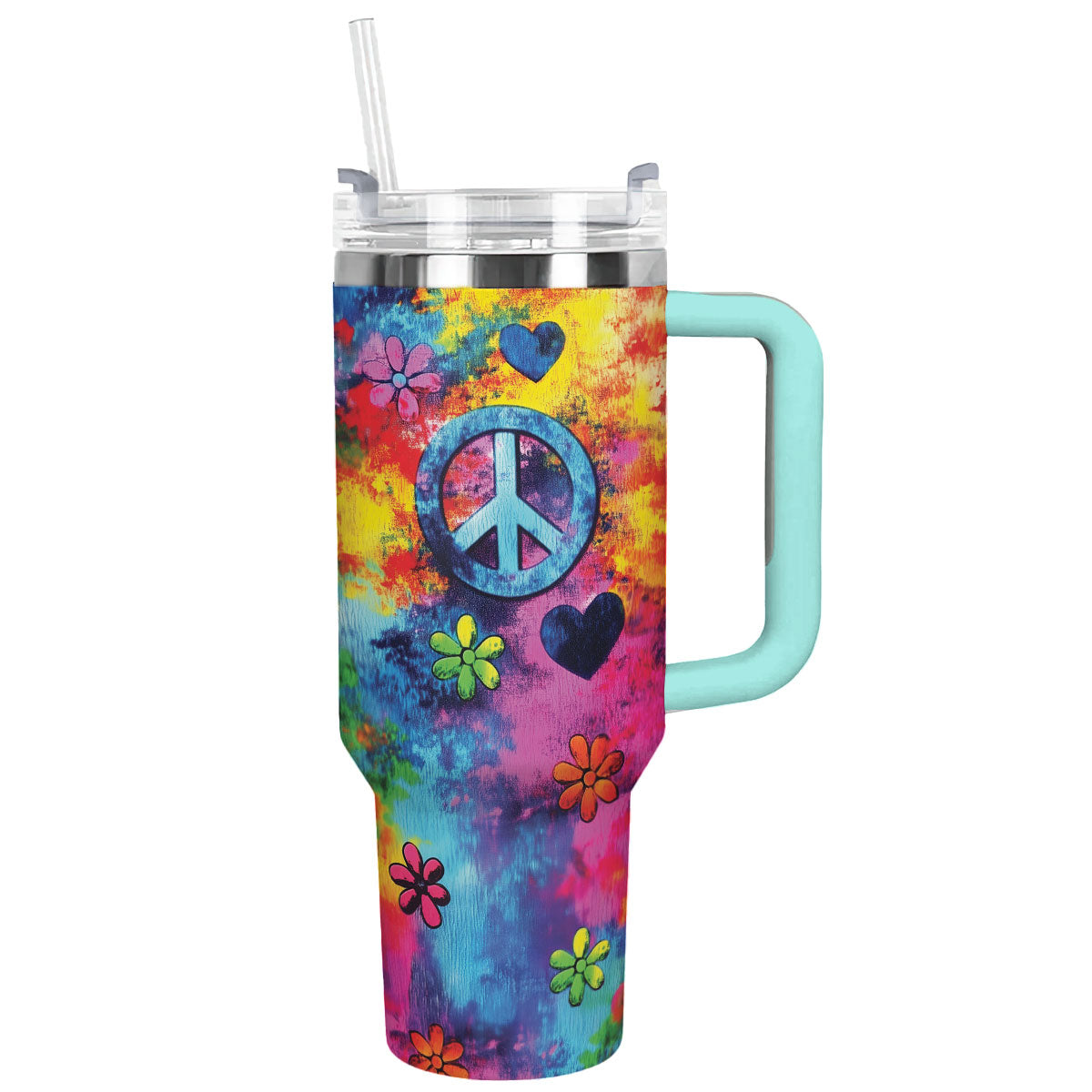 Love and peace Custom Stanley Cup 40 oz 30 oz Tumbler With HandleTVC2301292