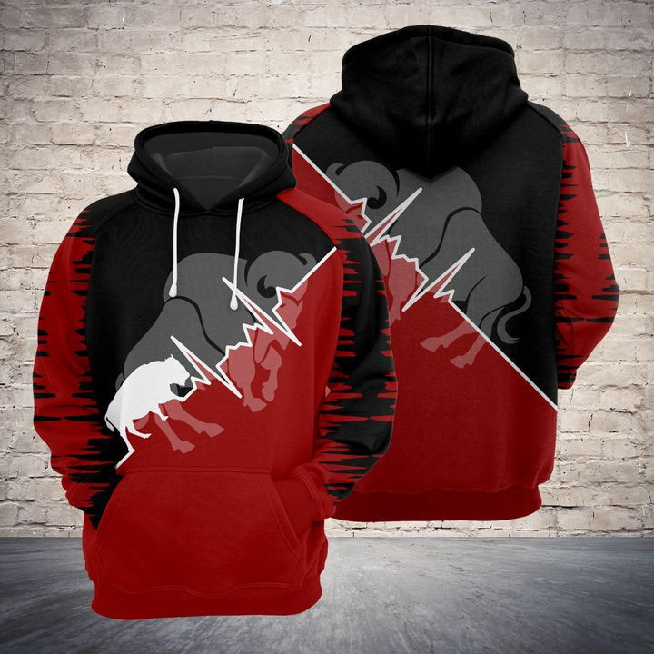 Love Bison 3D All Over Print Hoodie, Zip Hoodie