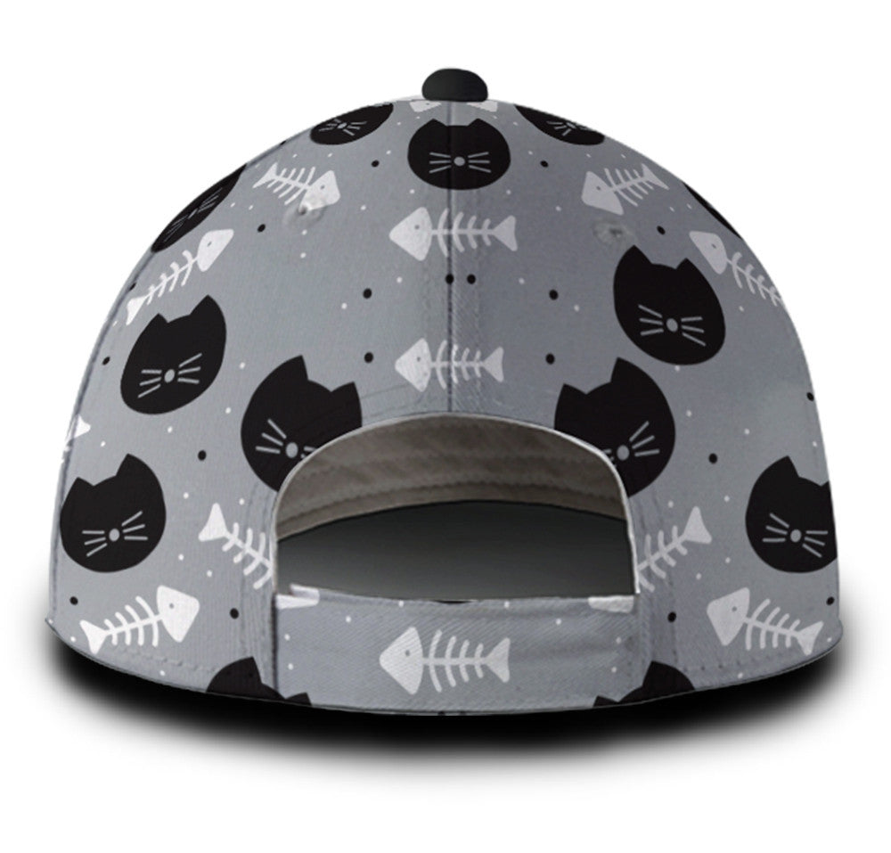 Love Black Cat Hat Classic Cap Trucker Hats Custom Hats Gifts For Men & Women