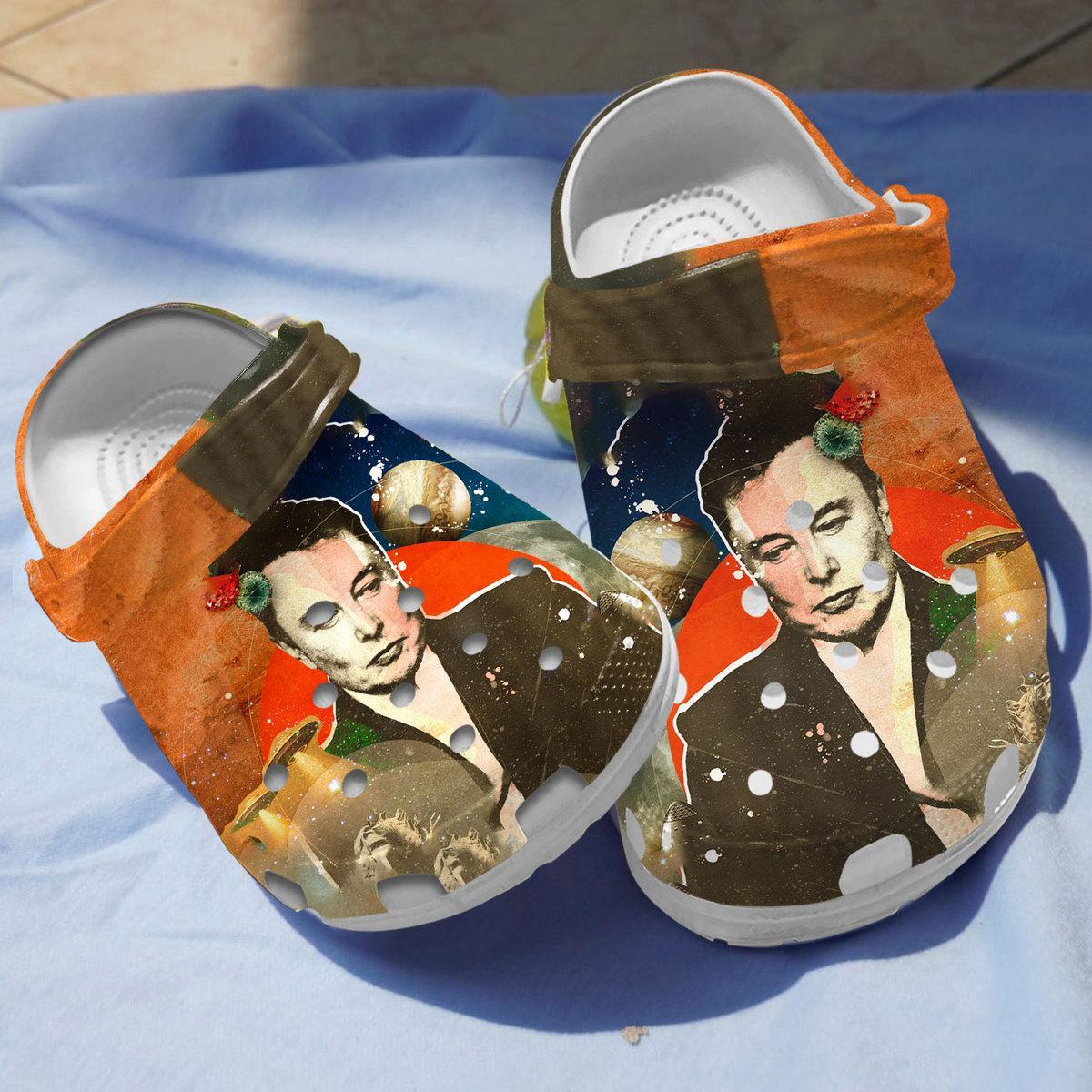 Love Elon Musk Crocs Crocband Clogs Shoes Comfortable For Men Women and Kids