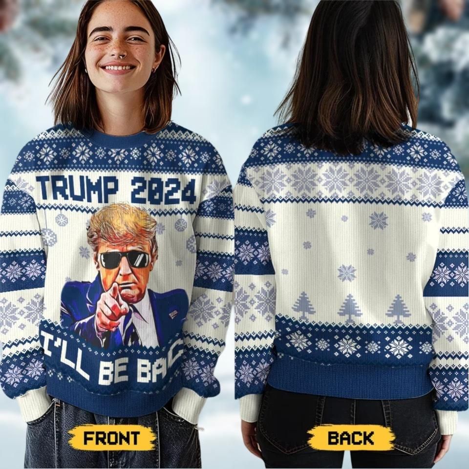 Love For Our Country Is What Matters Most Ugly Sweater, Trump 2024