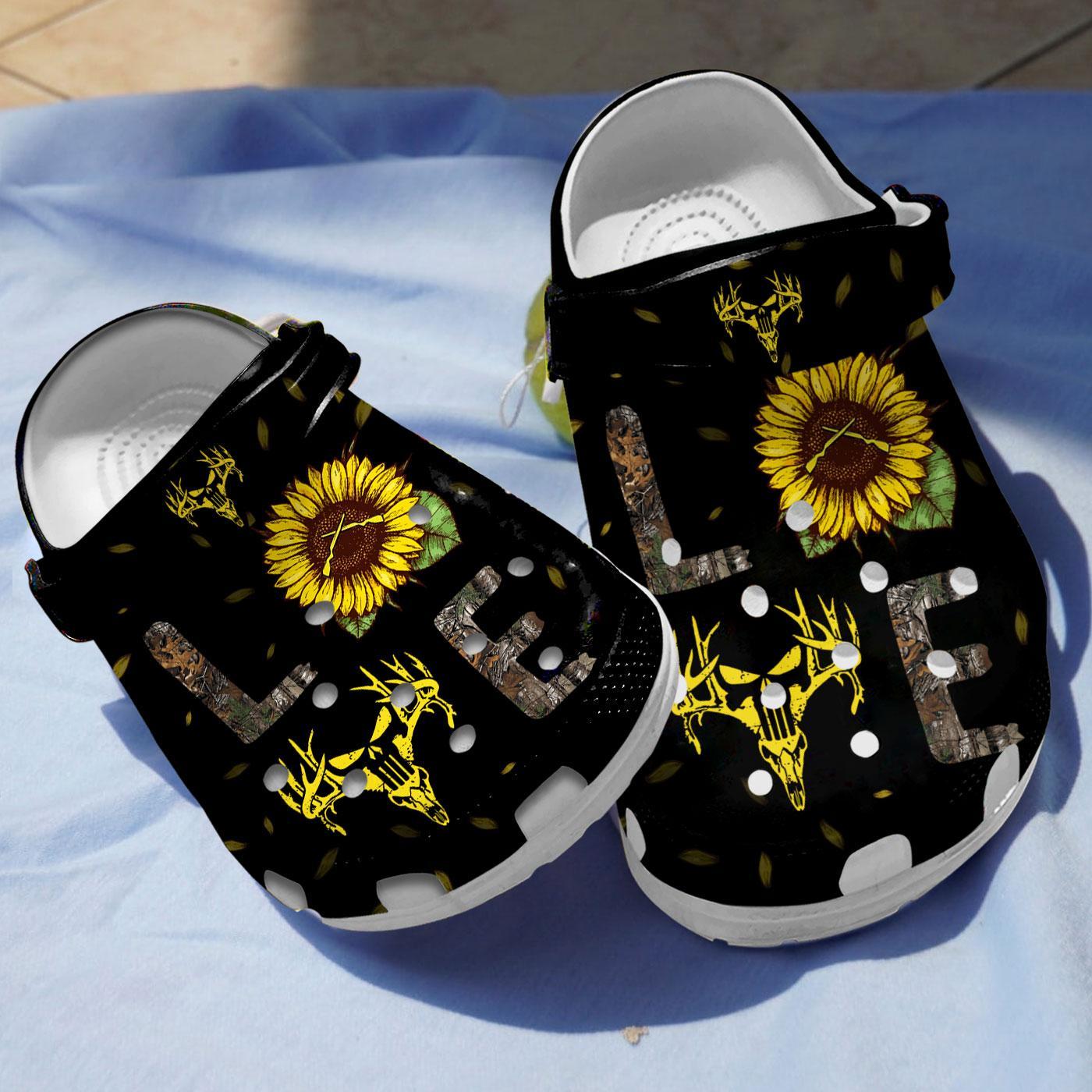 Love Hunting Crocs Crocband Clogs Shoes Comfortable For Men Women and Kids