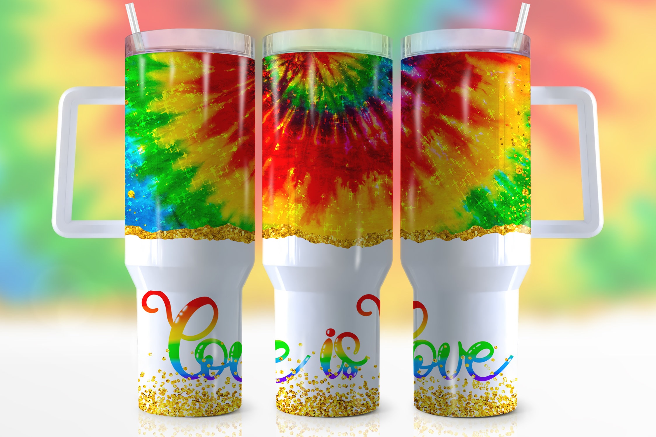 Love Is Love LGBTQ+ Custom Stanley Cup 40 oz 30 oz Tumbler With HandleTVC2301946