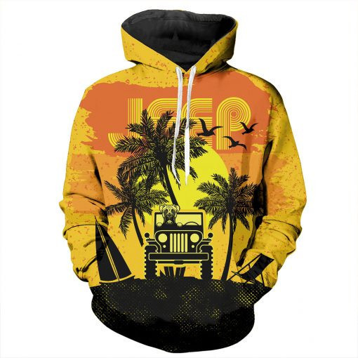 Love Jeep 3D All Over Print Hoodie, Zip Hoodie