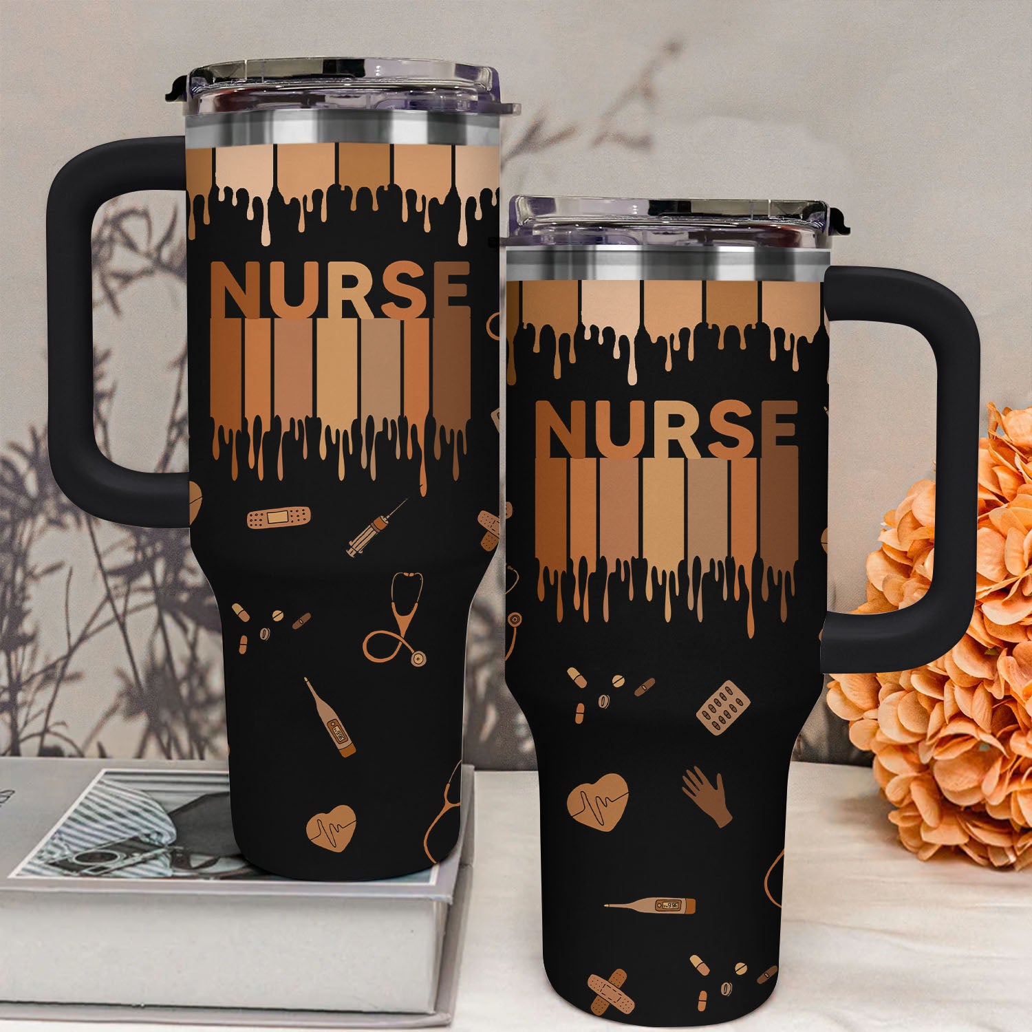 Love Nurse Life Custom Stanley Cup 40 oz 30 oz Tumbler With HandleTVC2301737 - Image 2