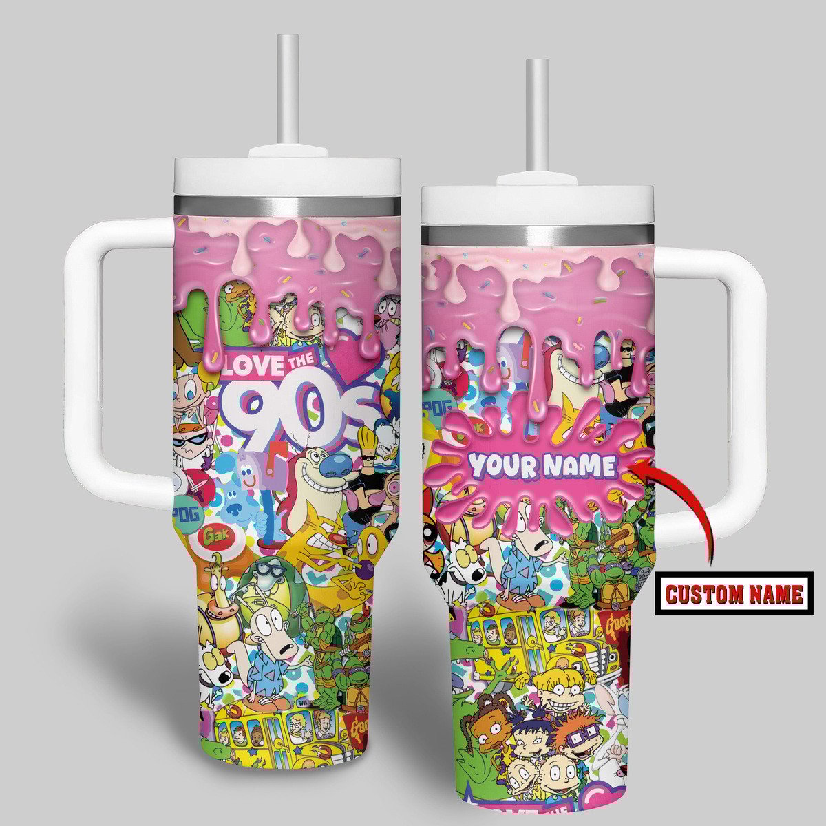 Love The 90s Music Custom Stanley Cup 40 oz 30 oz Tumbler With HandleTVC2301327