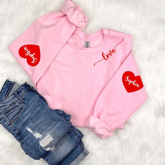 Love Valentine's Day Anniversary Gift - Personalized Sweatshirt - Image 5