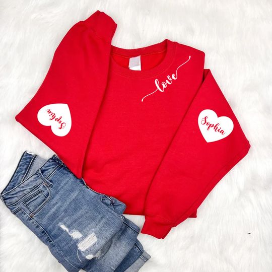 Love Valentine's Day Anniversary Gift - Personalized Sweatshirt - Image 6